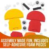 Fun Express 4″ x 4 1/2″ Silly Mushrooms Magnet Foam Craft Kit – Makes 12