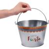 Fun Express Fiesta Metal Pail Large – Party Supplies – 3 Pieces