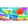 Fun Express Margarita Glass Shot Glass Holder Tabletop Centerpiece – Holds Up to 36 Glasses – Perfect for Parties Events Weddings & Celebrations – Cinco De Mayo, Easy Assembly – 1 Piece