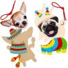 Fun Express Silly Fiesta Animal Ornament Foam Craft Kit – Makes 12