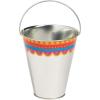 FIESTA METAL PAIL SMALL – Party Supplies – 12 Pieces