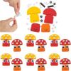 Fun Express 4″ x 4 1/2″ Silly Mushrooms Magnet Foam Craft Kit – Makes 12