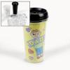 Fun Express Custom Mug Painting Kit 6 Pack – Personalized Coffee Mug Travel Cups for Kids | Color Your Own Dad Artist Design | BPA Free Plastic Mugs to Paint for Father’s Day Crafts & Home Activities