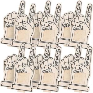Color Your Own #1 Dad Foam Finger Frame – Crafts for Kids and Fun Home Activities