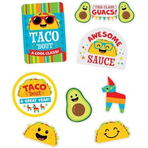 Taco ’Bout a Great Year Cutouts – 8 Pieces