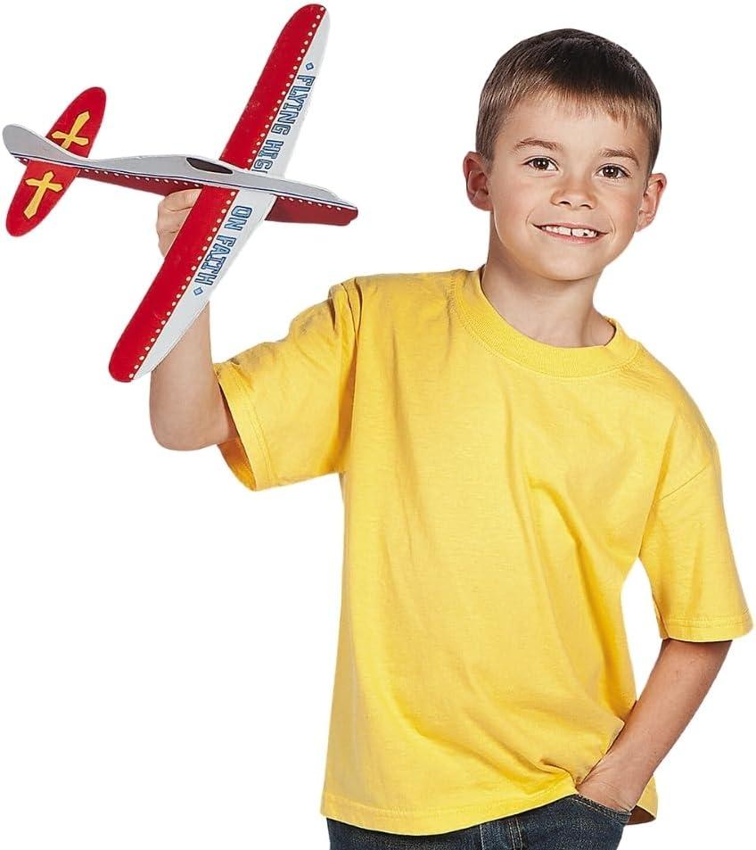 image:imageFun Express DIY Unfinished Wood Airplane Kits VBS Vacation Bible School SuppliesDecor Set of 12 Crafts for Kids