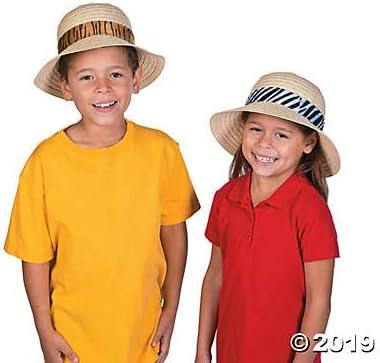 image:imageFun Express Kids Safari Hats with Animal Print Set of 12 VBS Vacation Bible School SuppliesDecor