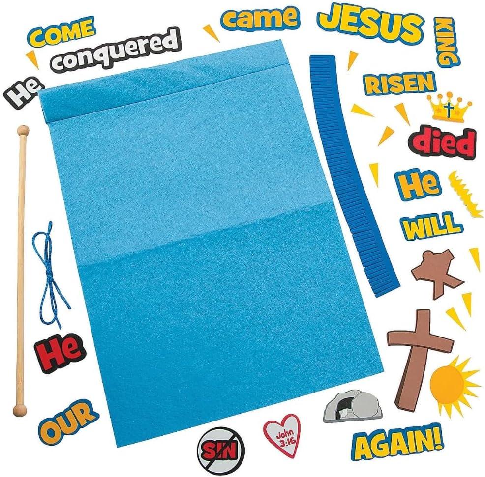 image:imageFun Express Life of Christ Felt Sign Kit Creative DIY Craft Kids Religious Educational Activity for Sunday School Home Projects amp Holiday Fun Perfect for Family Bonding Spiritual Learning 1 Piece