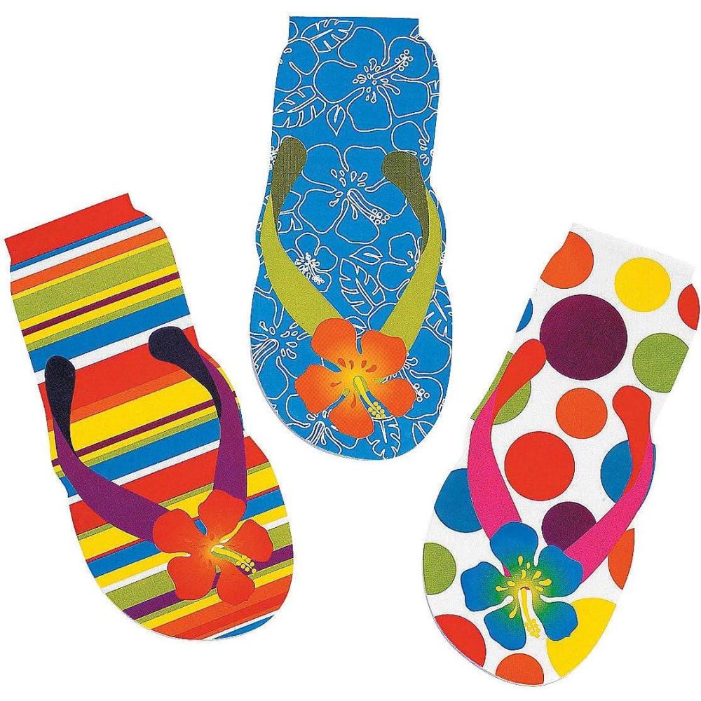 image:imageFun Express Flip Flop Notepads for Summer Stationery Notepads Notepads Summer 24 Pieces
