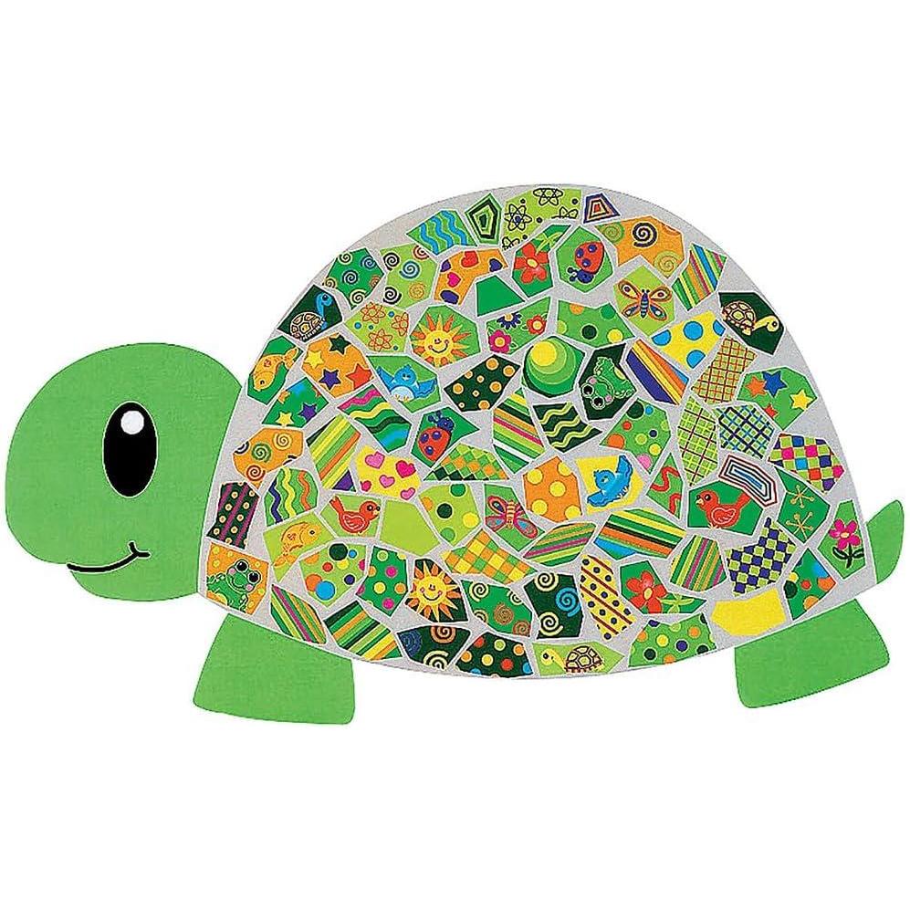 image:imageFun Express Giant Mosaic Turtle Sticker Scene Stationery Stickers Make A Scene Lrg VBS Vacation Bible School SuppliesDecor 12 Pieces