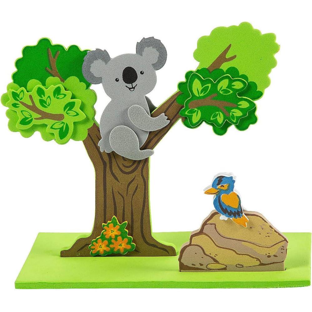 image:imageFun Express 3D Koala Craft Kit  VBS Vacation Bible School SuppliesDecor  Makes 12
