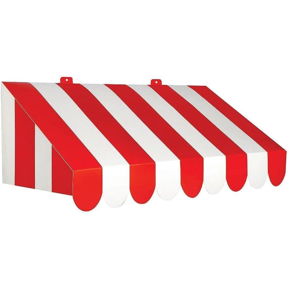 image:imageFun Express 3D Red amp White Circus Awning Carnival Birthday Party Decor VBS Vacation Bible School SuppliesDecor 1 Piece