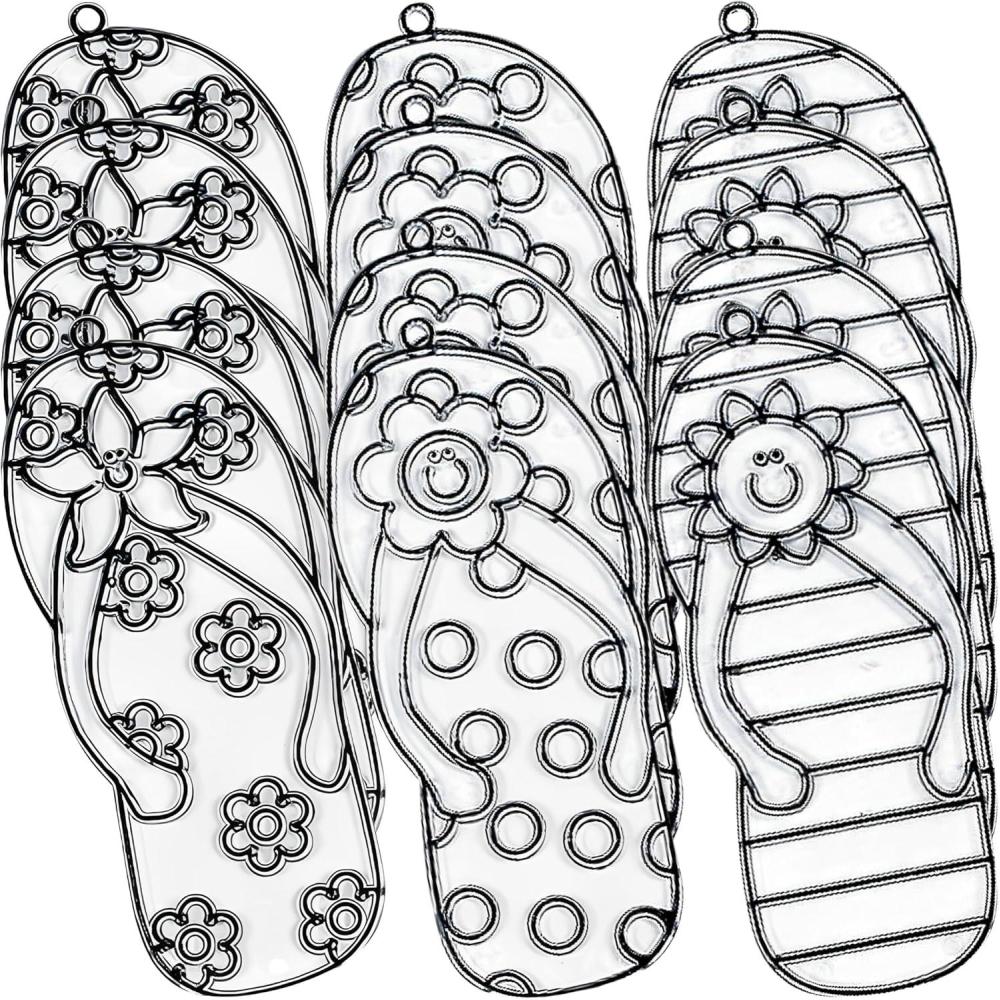 image:imageFun Express Paint Your Own SuncatchersSummer Theme Flip Flop  VBS Vacation Bible School SuppliesDecor
