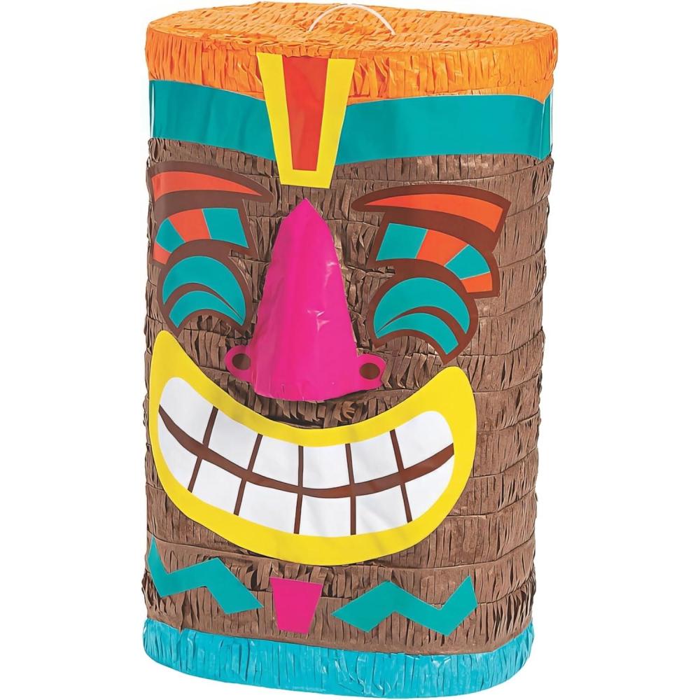 image:imageFun Express Tiki Piata Party Decor 1 Piece Multicolor