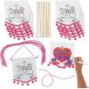 Color Your Own Religious Mother’s Day Pom-Pom Banners – Makes 12 – Sunday School and Craft Kits for Kids