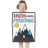 Fun Express Adventure in Faith Poster Set – Educational and Learning Activities for Kids – VBS Vacation Bible School Supplies/Decor – 6 Pieces