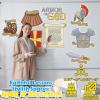 Fun Express Armor of God Cutouts – Set of 6 – Sunday School and Religious Classroom Decor – VBS Vacation Bible School Supplies/Decor