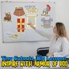 Fun Express Armor of God Cutouts – Set of 6 – Sunday School and Religious Classroom Decor – VBS Vacation Bible School Supplies/Decor