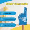 Fun Express Blue School Spirit Foam Hands – 12 Pieces