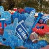 Fun Express Blue School Spirit Foam Hands – 12 Pieces