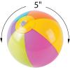 Fun Express Bright Mini Beach Balls, 5 inch – Bulk Set of 12 – Summer Pool and BeachToys, Party Favors and Handouts(5 inch)