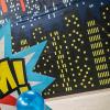 Fun Express Design A Room City Scene Backdrop (8 ft x 30 ft) Superhero Birthday Party Decor – VBS Vacation Bible School Supplies/Decor