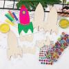 Fun Express Do It Yourself Wood Rockets – VBS Vacation Bible School Supplies/Decor – 4 1/4″ x 6 1/4″ DIY Crafts for Kids and Fun Home Activities – Makes 12
