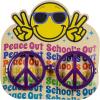 Fun Express Kids Peace Out School’s Out Plastic Glasses with Card Assortments May Vary