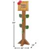 Fun Express Lei Stand for Hawaiian Leis Display – Wreath Stand for Hanging Items with Sturdy Cardboard Construction | Perfect Display Rack for Luau Party Decorations, Lei Bulk Storage & Event Setup