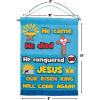 Fun Express Life of Christ Felt Sign Kit – Creative DIY Craft Kids Religious Educational Activity for Sunday School Home Projects & Holiday Fun Perfect for Family Bonding Spiritual Learning – 1 Piece