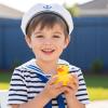 Fun Express Nautical Sailor Hat Rubber Ducks (Set of 12 Duckies) Party Favors and Supplies – VBS Vacation Bible School Supplies/Decor