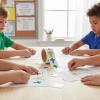 Prism Cross Stickers – 100 Sticker Roll – Church, Sunday School, VBS and Religious Supplies Stationery