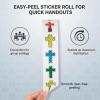 Prism Cross Stickers – 100 Sticker Roll – Church, Sunday School, VBS and Religious Supplies Stationery