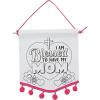 Color Your Own Religious Mother’s Day Pom-Pom Banners – Makes 12 – Sunday School and Craft Kits for Kids