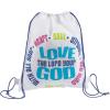 Fun Express – Love Your God Backpack – Apparel Accessories – Totes – Novelty Backpacks – 12 Pieces