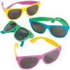 Fun Express – Neon Nomad Sunglasses – Apparel Accessories – Eyewear – Sunglasses – 12 Pieces