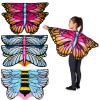 Fun Express 40″ x 17 3/4″ Butterfly, Ladybug & Dragonfly Wing Capes – 6 Pieces, Vacation Bible School Supplies