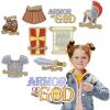 Fun Express Armor of God Cutouts – Set of 6 – Sunday School and Religious Classroom Decor – VBS Vacation Bible School Supplies/Decor