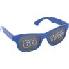Fun Express Blue Go Team Sunglasses – Trendy Eyewear Sports Fans School Spirit Events Team Celebrations – Novelty Glasses for Parties Tailgates Sports Events – Perfect for Showing Team Pride – 1 Piece