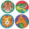 Fun Express Extreme Safari Mosaic Kit – VBS Vacation Bible School Supplies/Decor – Educational and Learning Activities for Kids – 4 Pieces