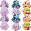 Fun Express Kids Tie-Dye Bucket Hat 12 Pack – Colorful Rainbow Party Hats for Birthday Celebrations | Summer Sun Hats for Kids Beach & Outdoor Fun | Bulk Hats for Groovy 90s Hippie Themed Events