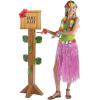 Fun Express Lei Stand for Hawaiian Leis Display – Wreath Stand for Hanging Items with Sturdy Cardboard Construction | Perfect Display Rack for Luau Party Decorations, Lei Bulk Storage & Event Setup