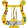 Fun Express Praise The Lord David’s Harp Craft Kit – Church Sunday School VBS Children’s Craft Supplies Bible Verse Project – Makes 12
