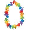 Fun Express Tinsel Rainbow Lei – Bright and Vibrant Colorful Party Accessory with Shiny Tinsel Material – Ideal for Luau Beach Parties Tropical Celebrations Special Occasions and Costumes – 1 Piece