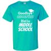 Hello Middle School-Goodbye Quarantine Youth Unisex T-Shirt, Funny Graphic Tees for Kids(Turquoise Heather)