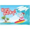 Luau Santa Backdrop Banner – Party Decor – 3 Pieces