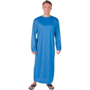 Fun Express Adult Blue Wiseman Robe for Christmas – King Costume for Men Biblical Nativity Play | Three Kings Wise Man Costume Adult Church Pageant | Premium Polyester Construction Fits 44″ Chest