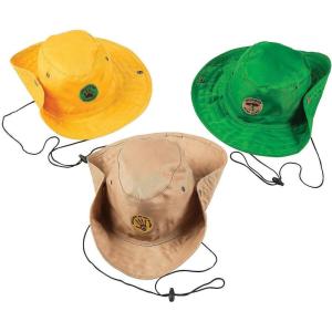 Fun Express African Safari Vbs Outback Hat – Apparel Accessories – Hats – Fabric Hats – VBS Vacation Bible School Supplies/Decor – 12 Pieces