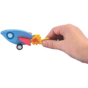 Fun Express Rocket Pull-Back Toy Craft Kit – Craft Kits – VBS Vacation Bible School Supplies/Decor – 12 Pieces