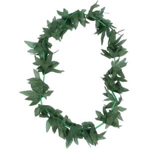 Fun Express Tropical Fern Leaf Lei Necklace – Tiki and Luau Apparel Accessories – 1 Piece